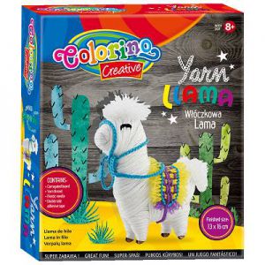 Zestaw z włóczką Colorino Kids Creative, Lama